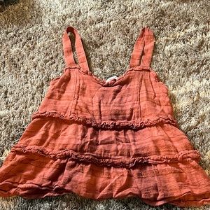 American Eagle orange top